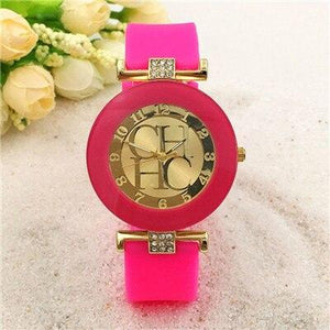 2020 Geneva new brand casual leather Quartz ladies watch. Crystal silicone watch. Relogio Feminino watch. best seller.