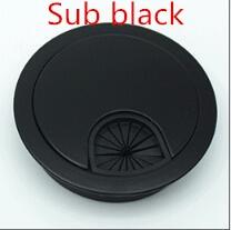 Best seller Table Wire Hole Cover Base Round 60mm Computer Desk Grommet Cable Wire Outlet Port Wire organizer Furniture Hardware